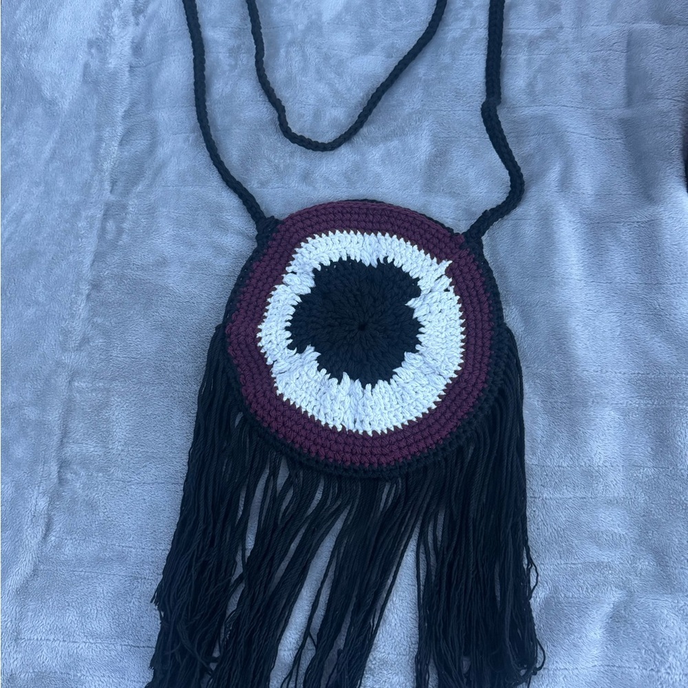 Handmade Crochet Crossbody Bag
